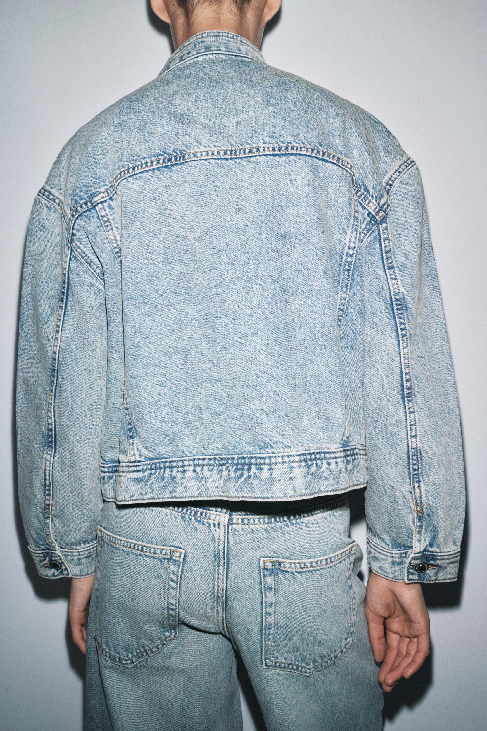 ZW COLLECTION CROSSOVER DENIM JACKET Product Image