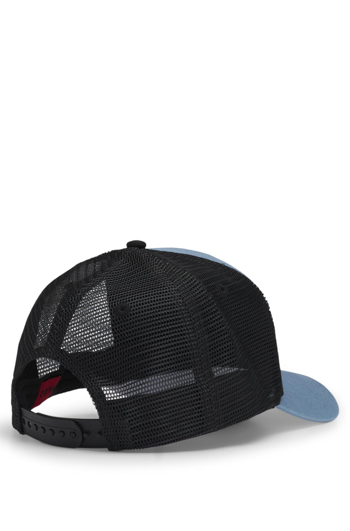 HUGO - HUGO cotton-twill cap with logo - Blue Product Image