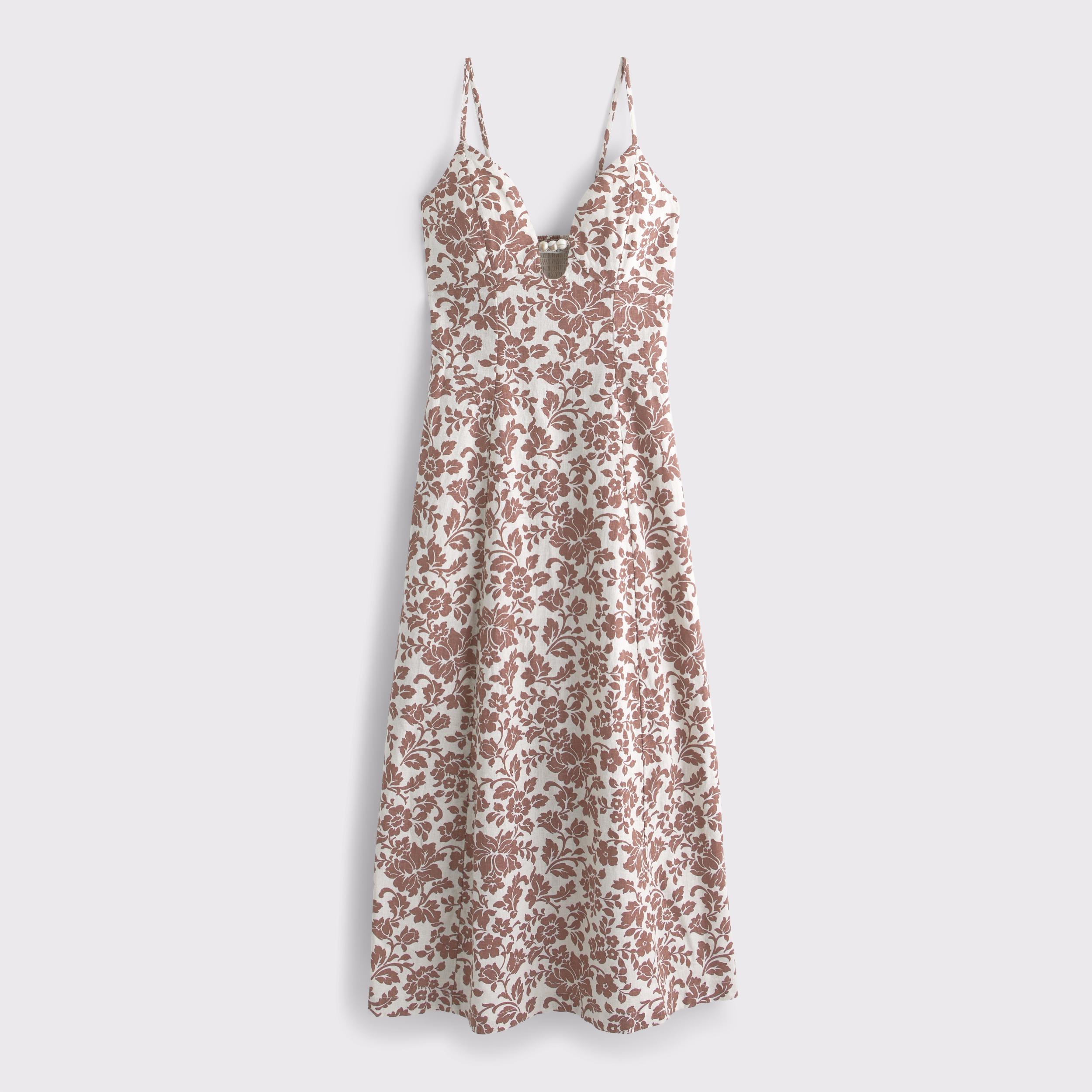 Beaded Flowy Midi Dress Product Image
