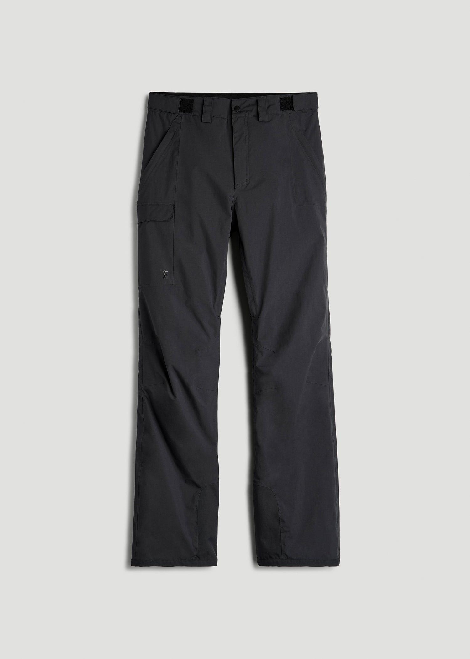 Snow Pants for Tall Men in Black Product Image