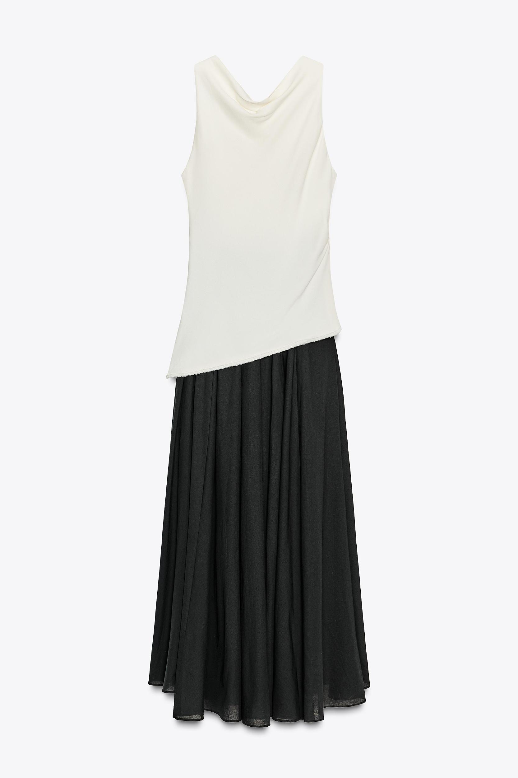 ZW COLLECTION COMBINATION HALTER DRESS Product Image