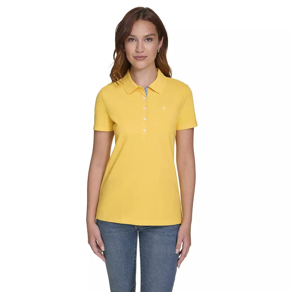 Women's Nautica Daisy Short Sleeve Polo,  Product Image