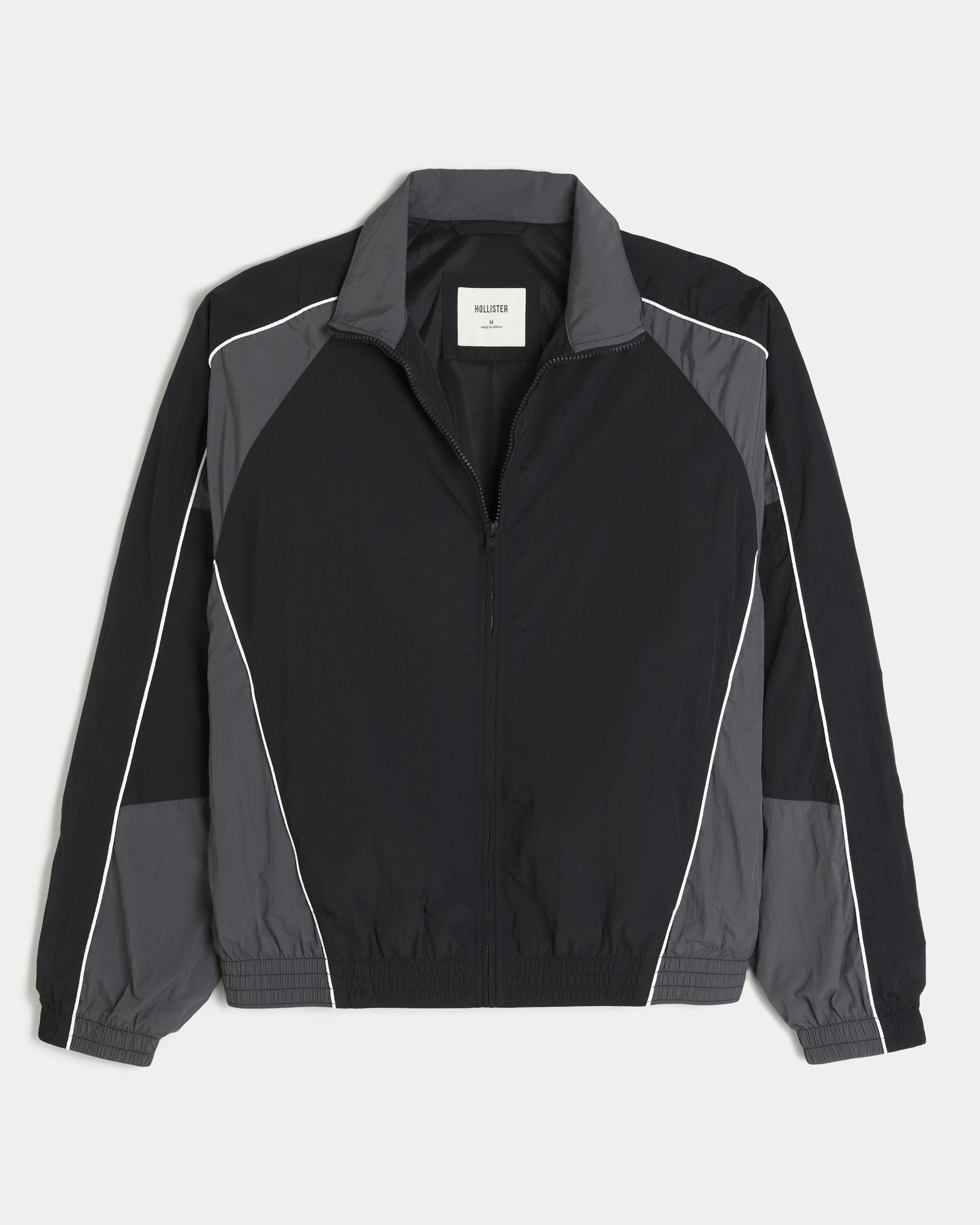 Zip-Up Windbreaker Jacket Product Image