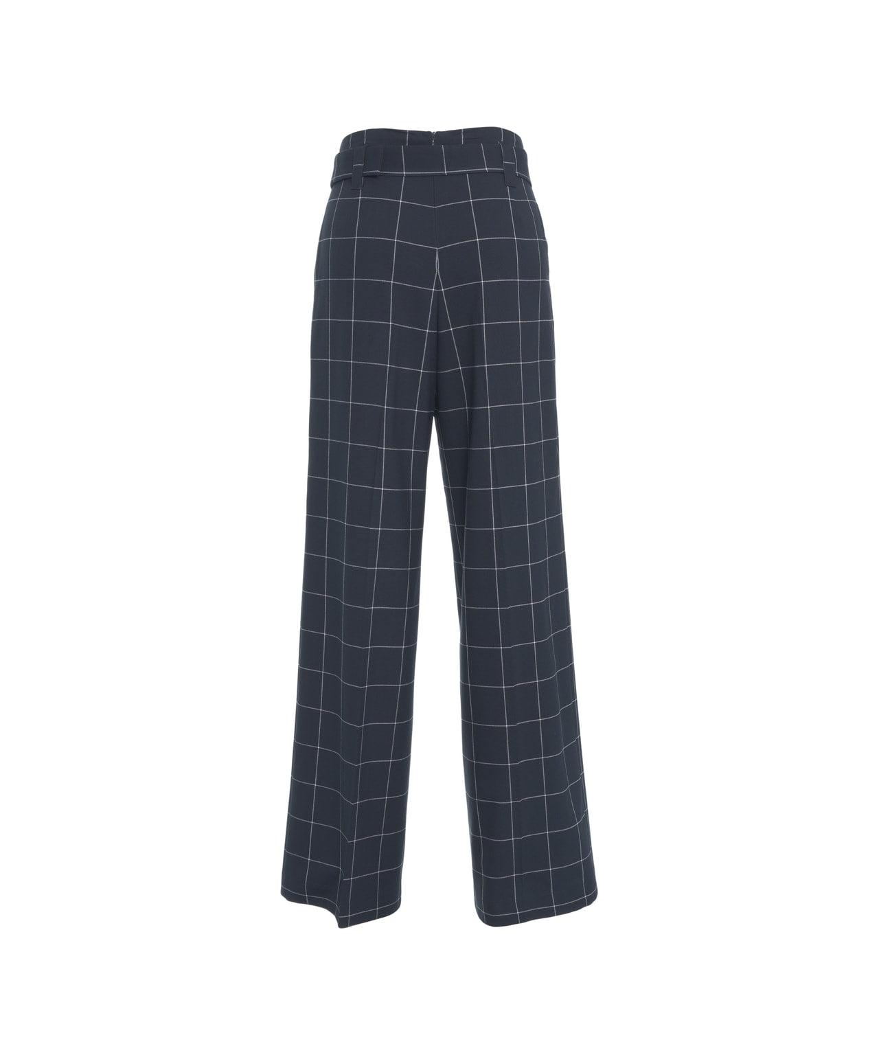 Palazzo pants with waist belt Product Image
