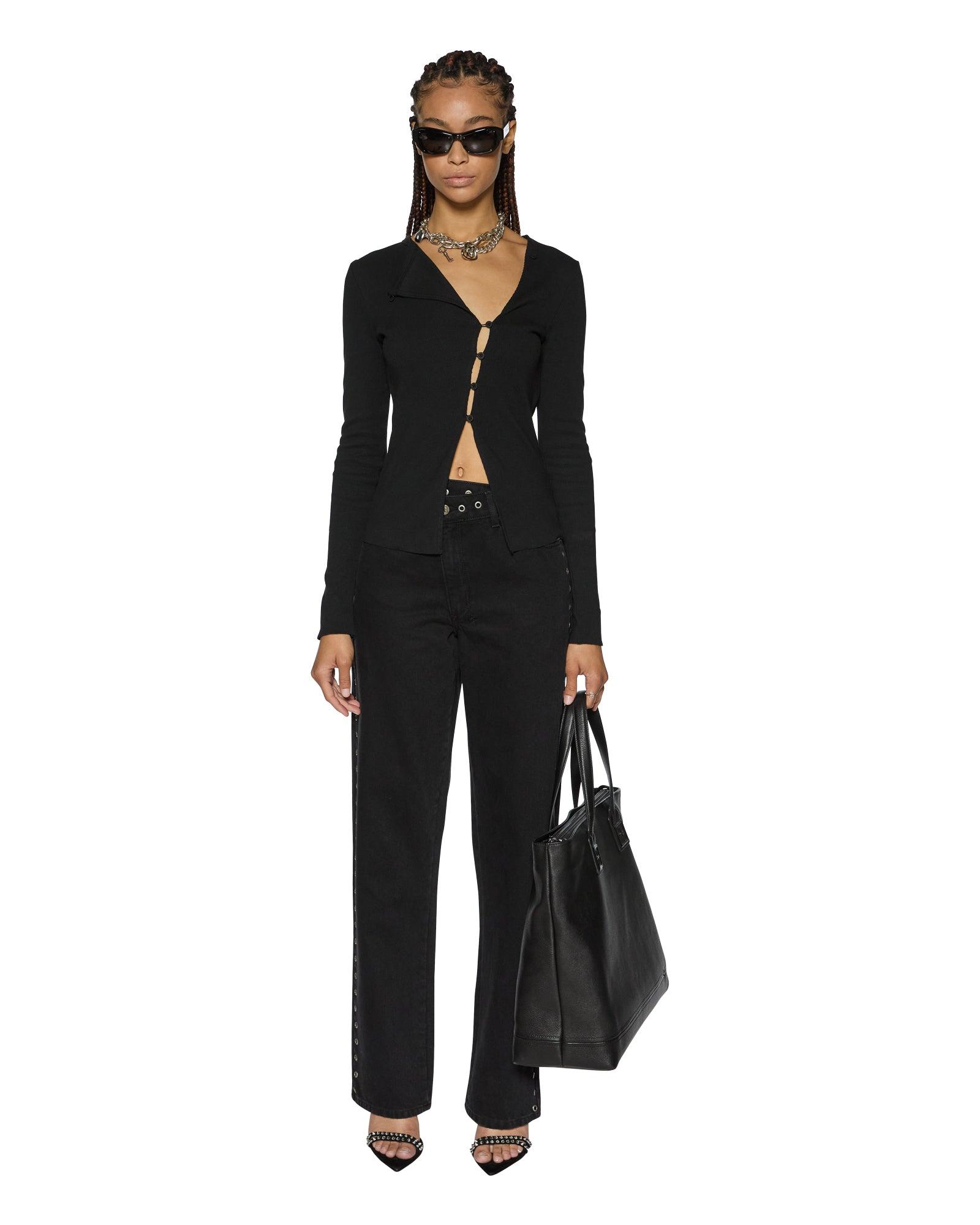 REWORK LS TOP BLACK Female Product Image