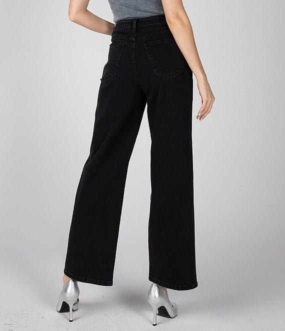 Ceros Jeans Super High Rise Wide Leg Jeans Product Image