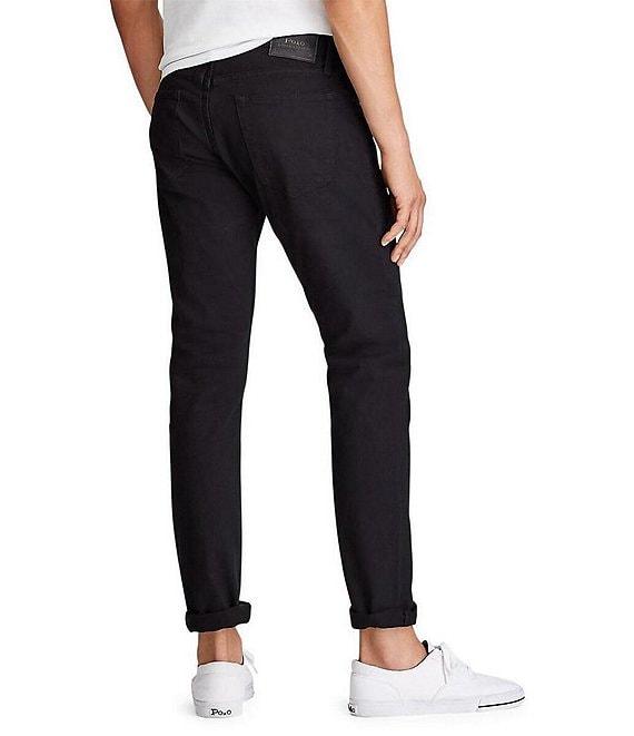 Polo Ralph Lauren Sullivan Slim-Fit Stretch Hudson Black Jeans Product Image