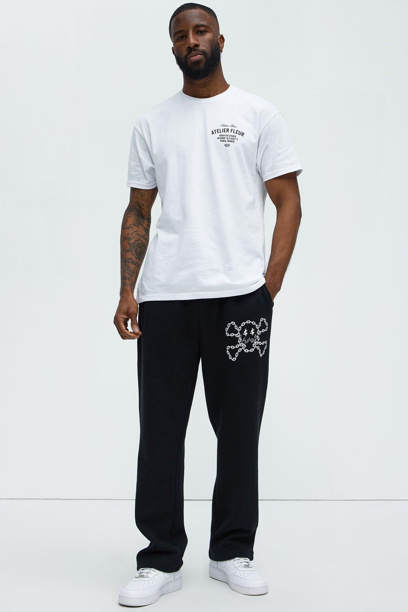 Tyson Chained To The Money Straight Sweatpants - Black Product Image