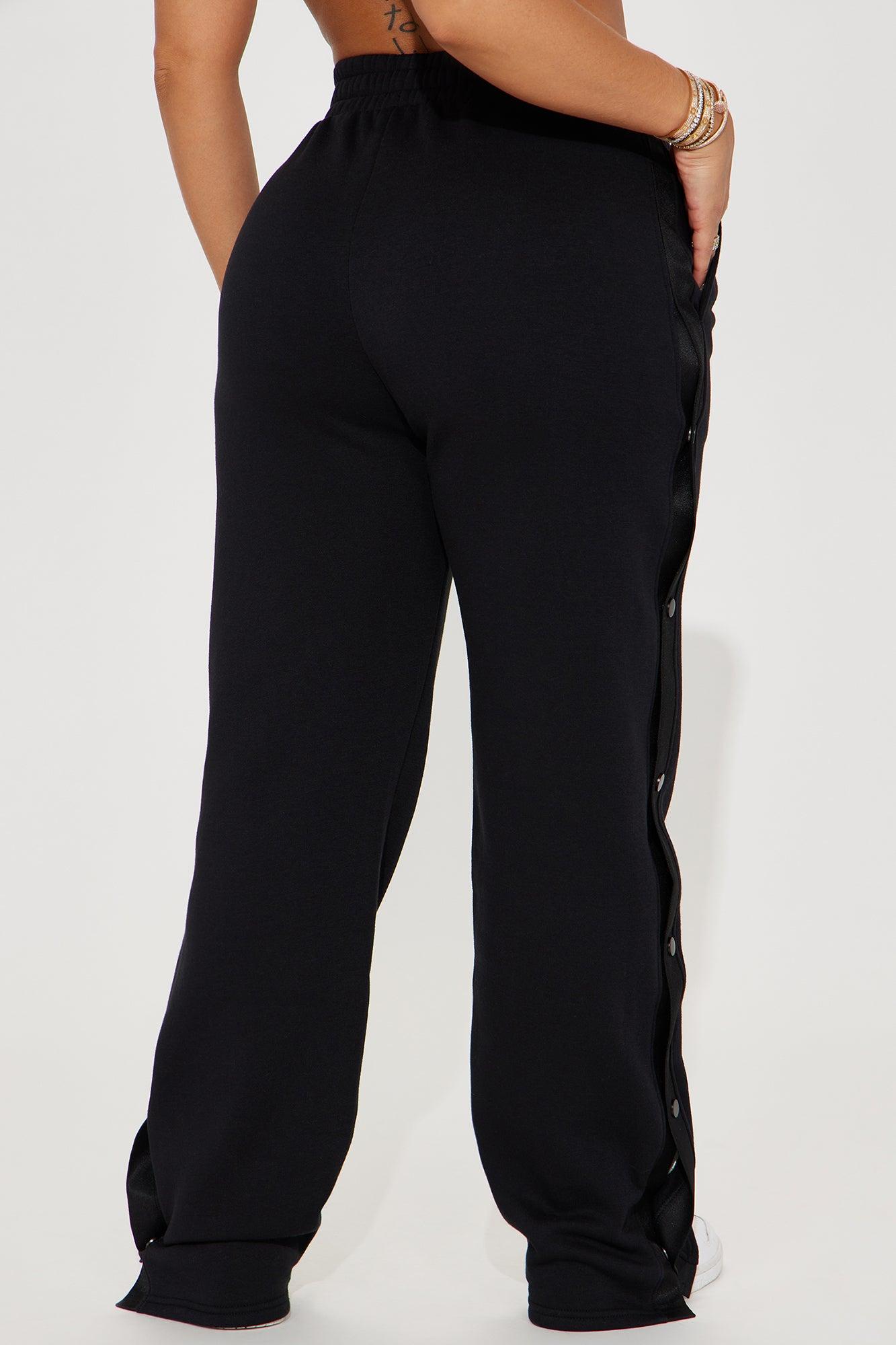 Raiders Snap Button Pants - Black Female Product Image