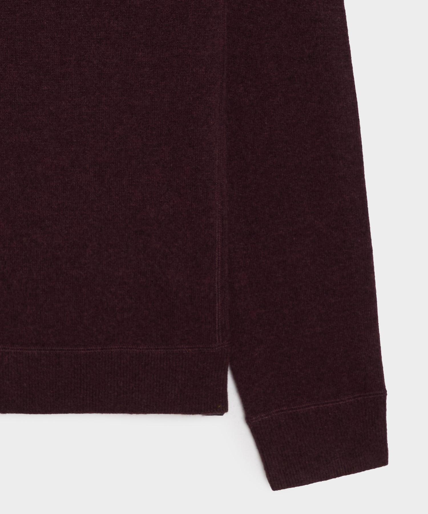 Cashmere Quarter-Zip Sweater Polo Product Image
