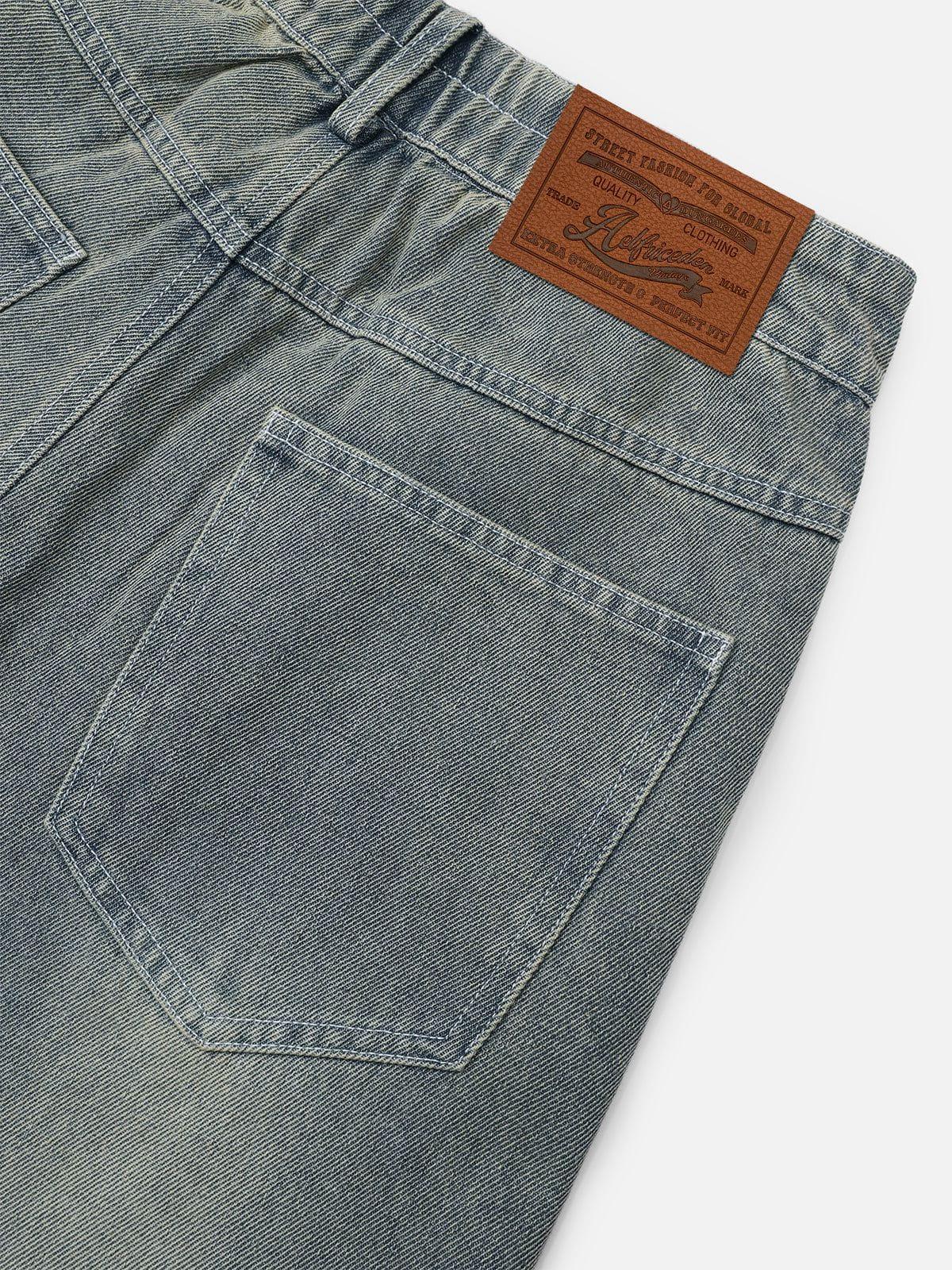 Aelfric Eden Leather Baggy Jeans Product Image