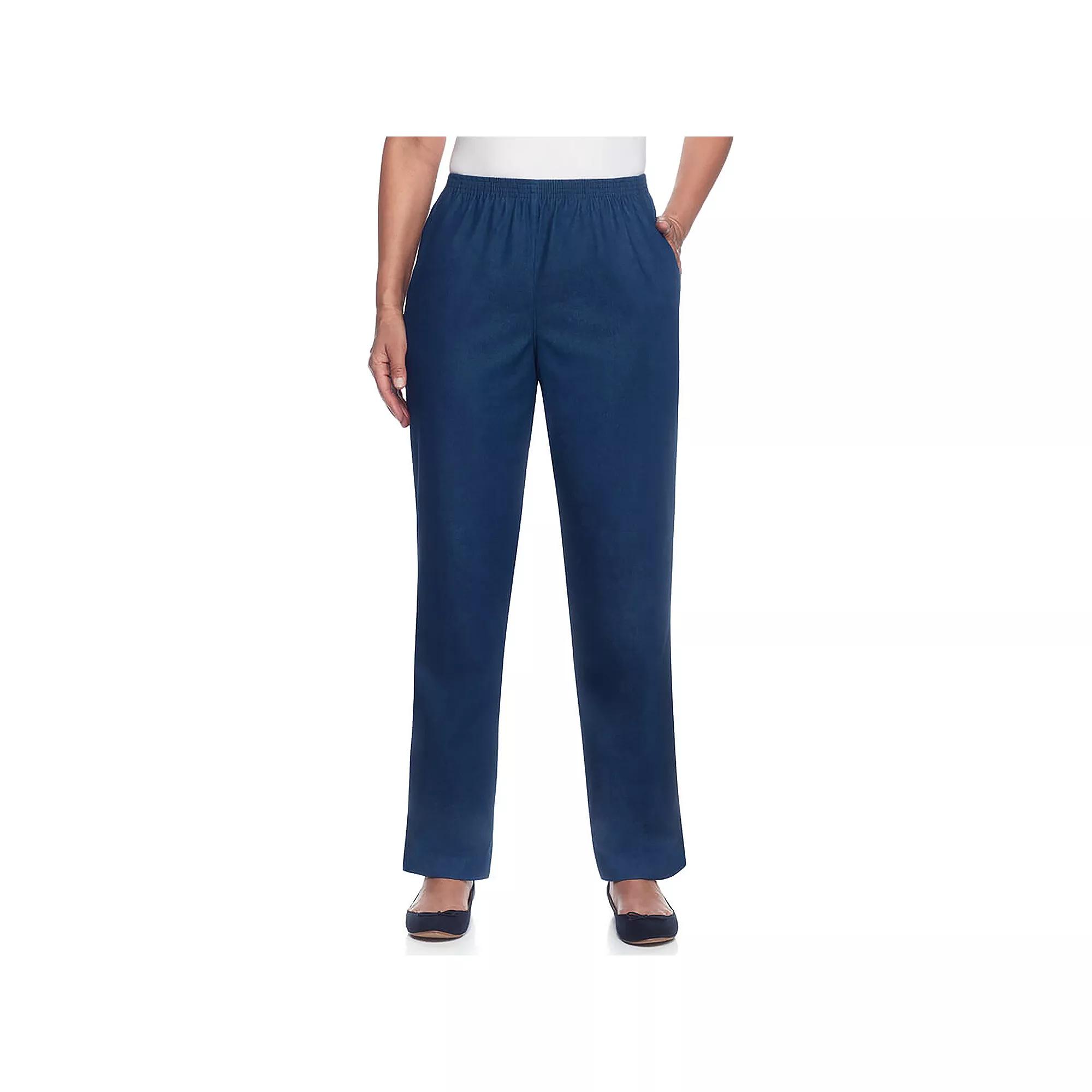 Petite Alfred Dunner Proportioned Denim Pants, Women's,  Product Image