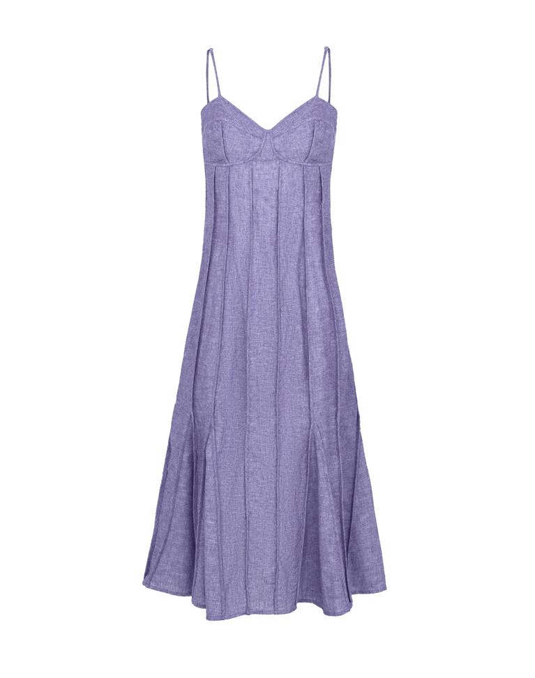Josephine Midi Dress - Le Bleu Product Image