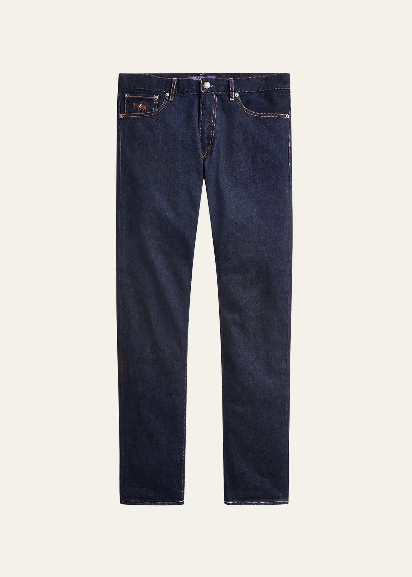 Mens Slim-Fit Stretch Denim 5-Pocket Jeans Product Image