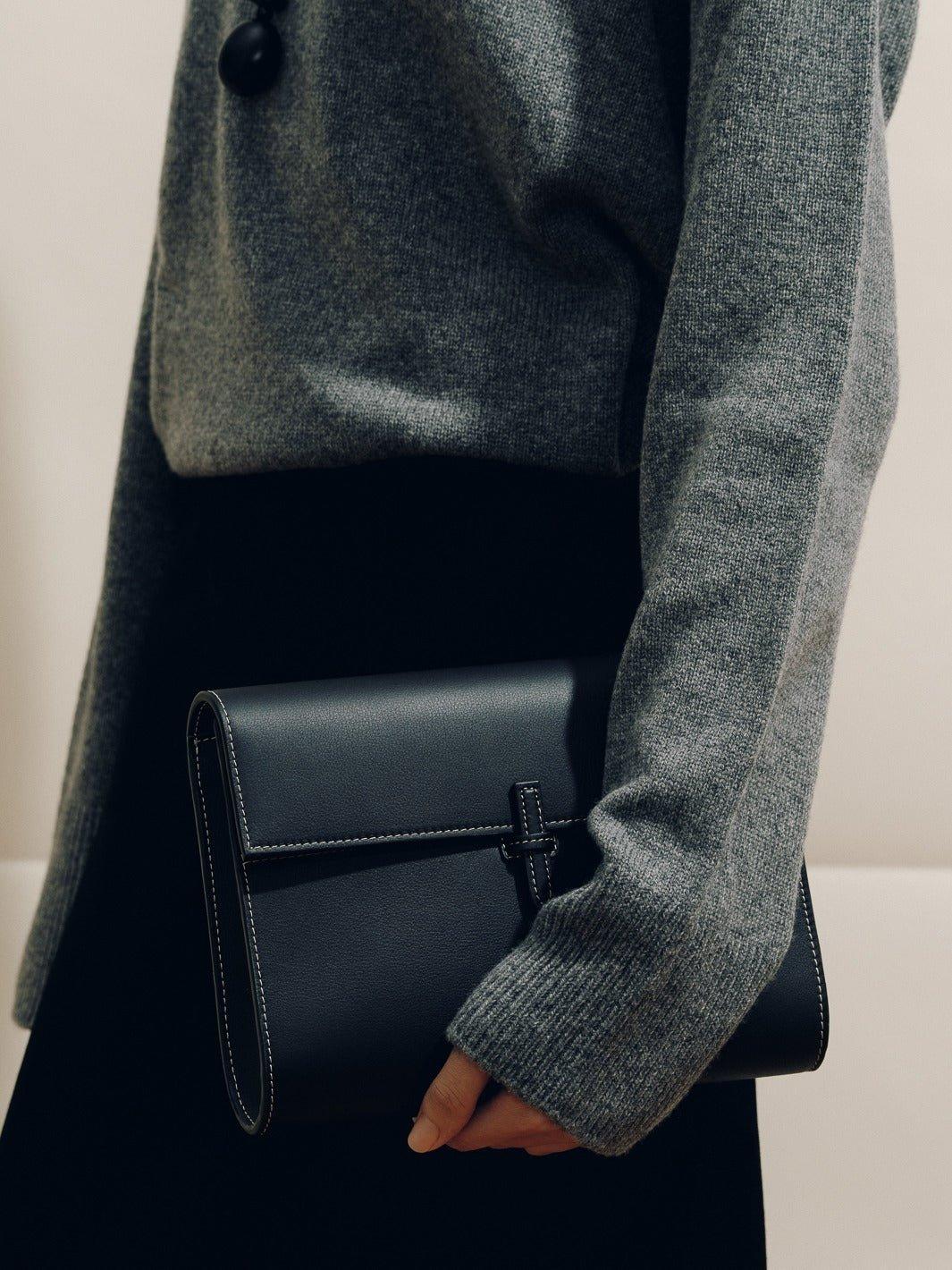 The Large Soft Clutch in Nappa Product Image
