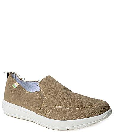 Minnetonka Mens Expanse Canvas Slip Product Image