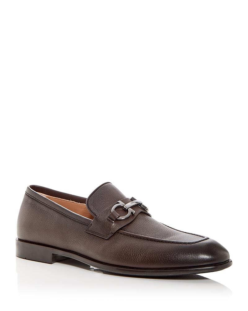 Ferragamo Mens Foster Leather Loafers Product Image