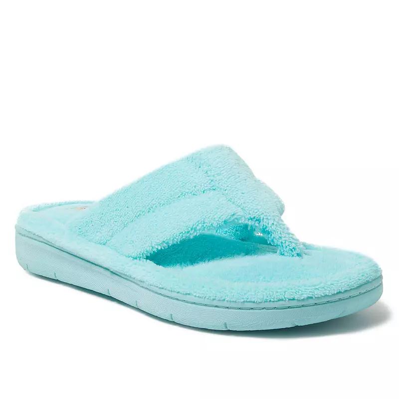 Women's Dearfoams Wrenley Terry Thong Slippers,  Product Image