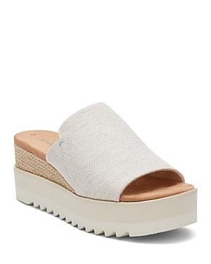 Toms Womens Diana Mule Platform Wedge Sandals Product Image