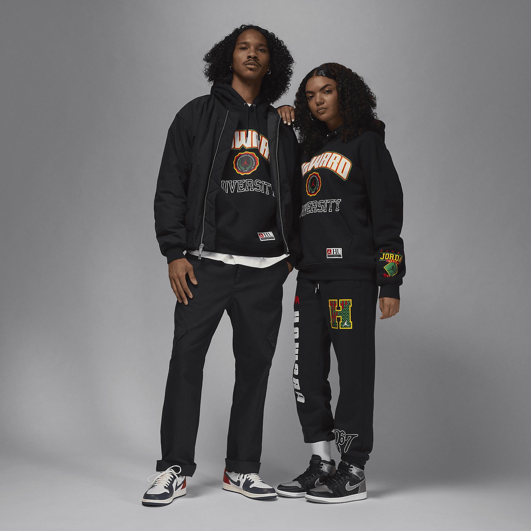 Jordan x Howard University Men's Fleece Pullover Hoodie Product Image