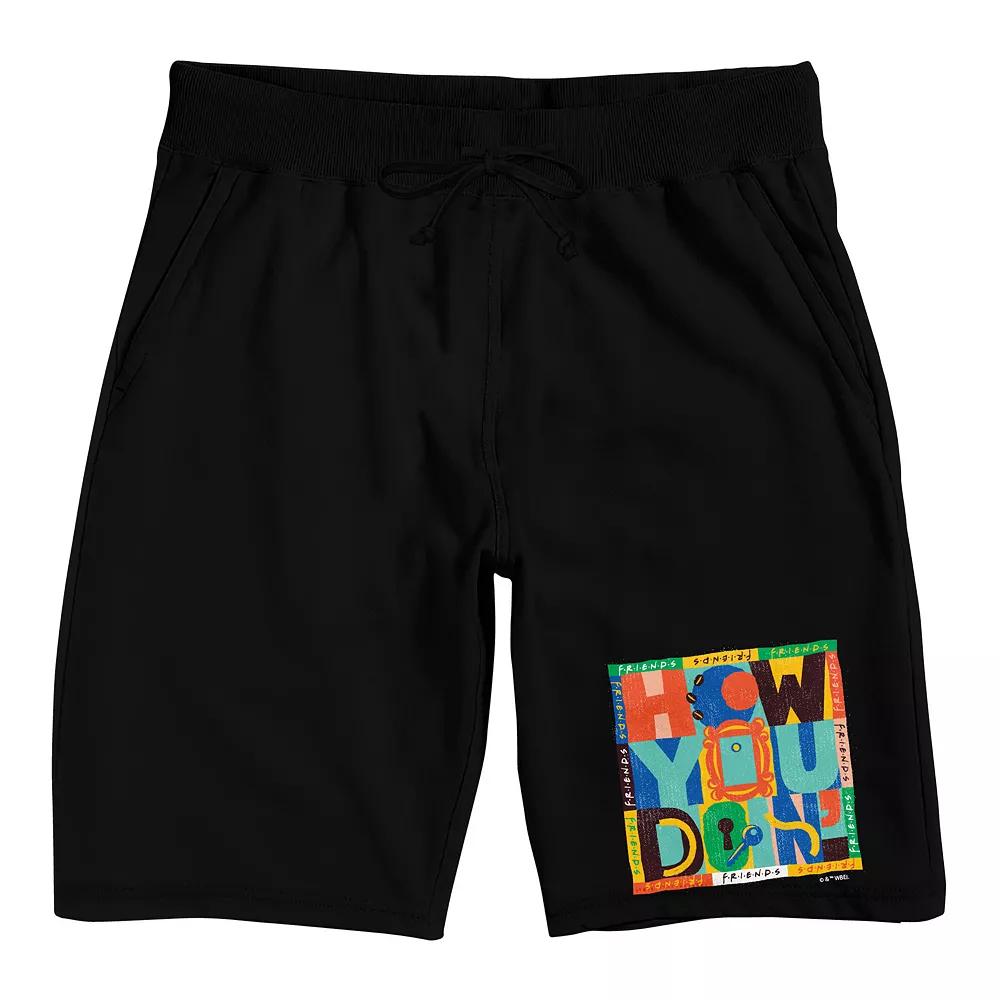 Men's Friends How You Doin Pajama Shorts,  Product Image