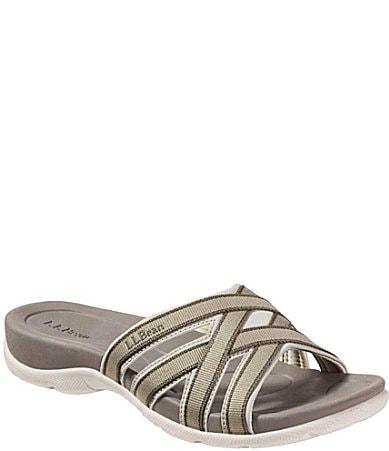 L.L.Bean Womens Booth Bay Slide Sandals Product Image