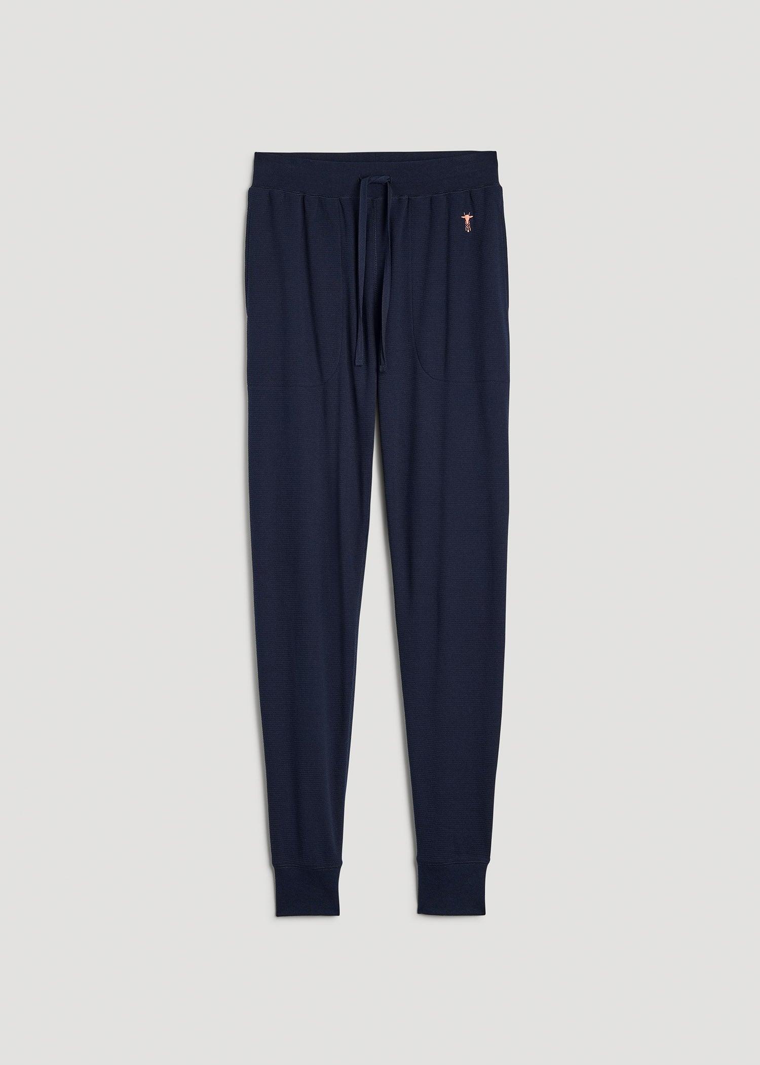Waffle-Knit Lounge Jogger for Tall Men in Patriot Blue Male Product Image