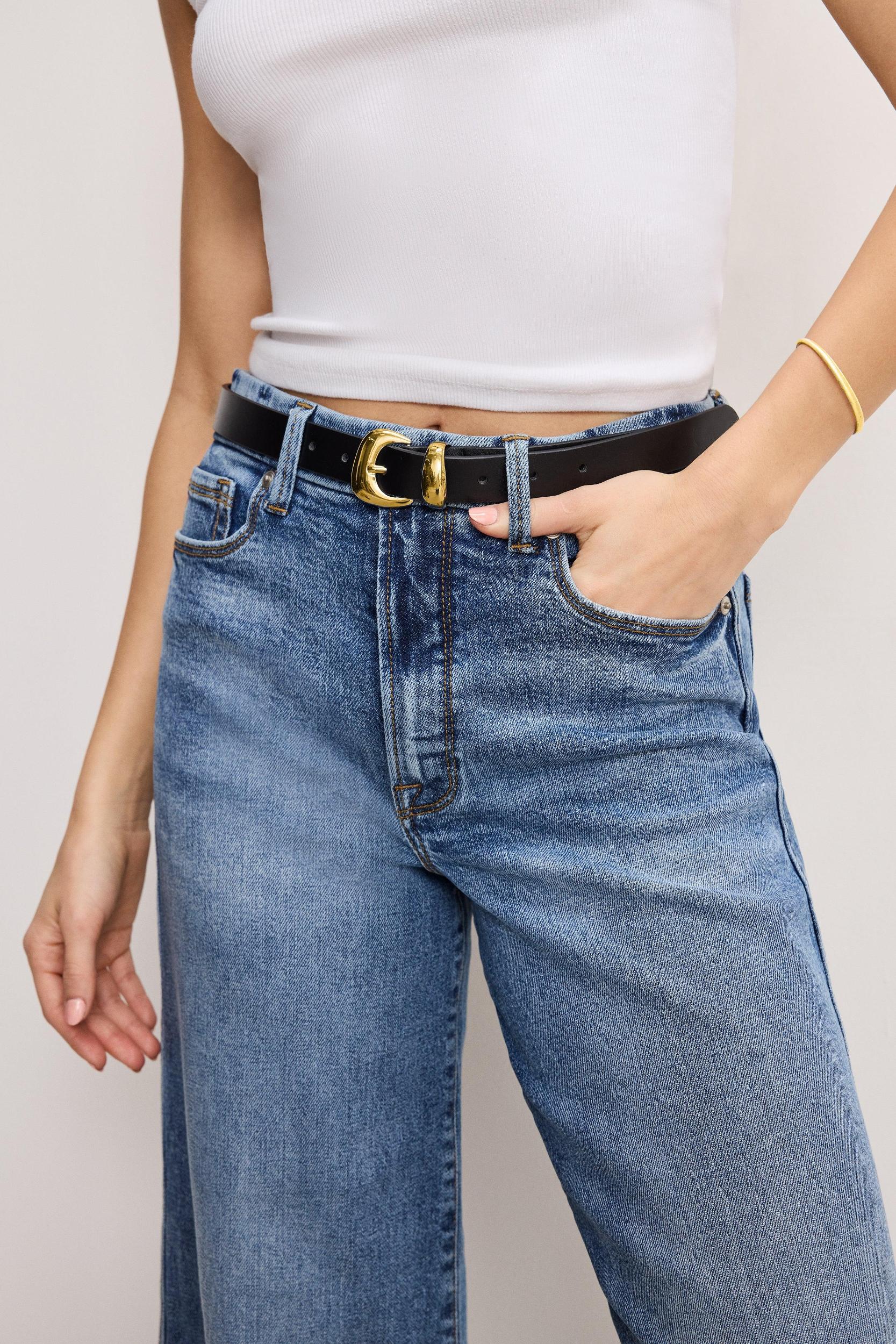 GOOD SKATE WIDE CROPPED JEANS | INDIGO978 Product Image