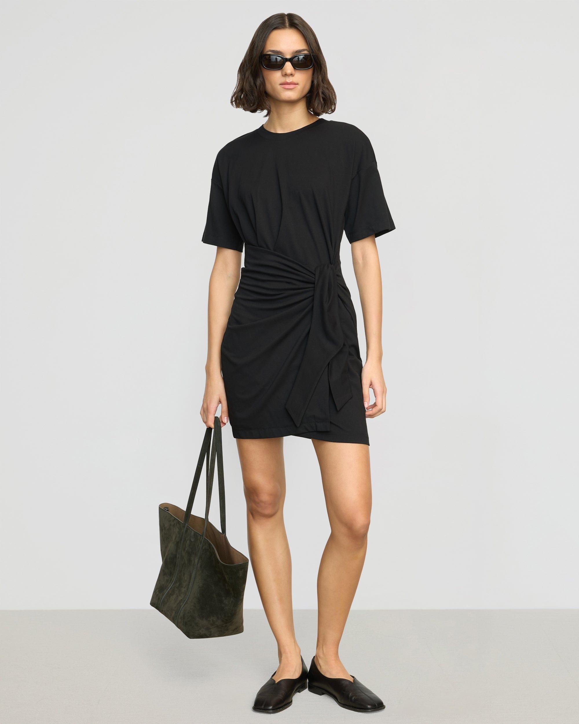 Fallon Organic Cotton T-Shirt Wrap Dress Product Image