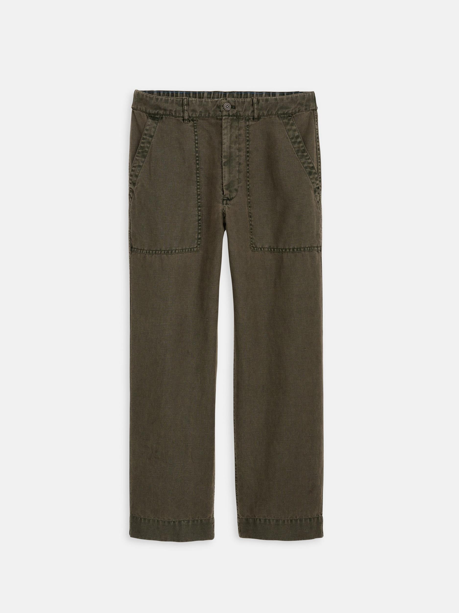 Garment Dyed Pull On Field Pant In Linen Product Image