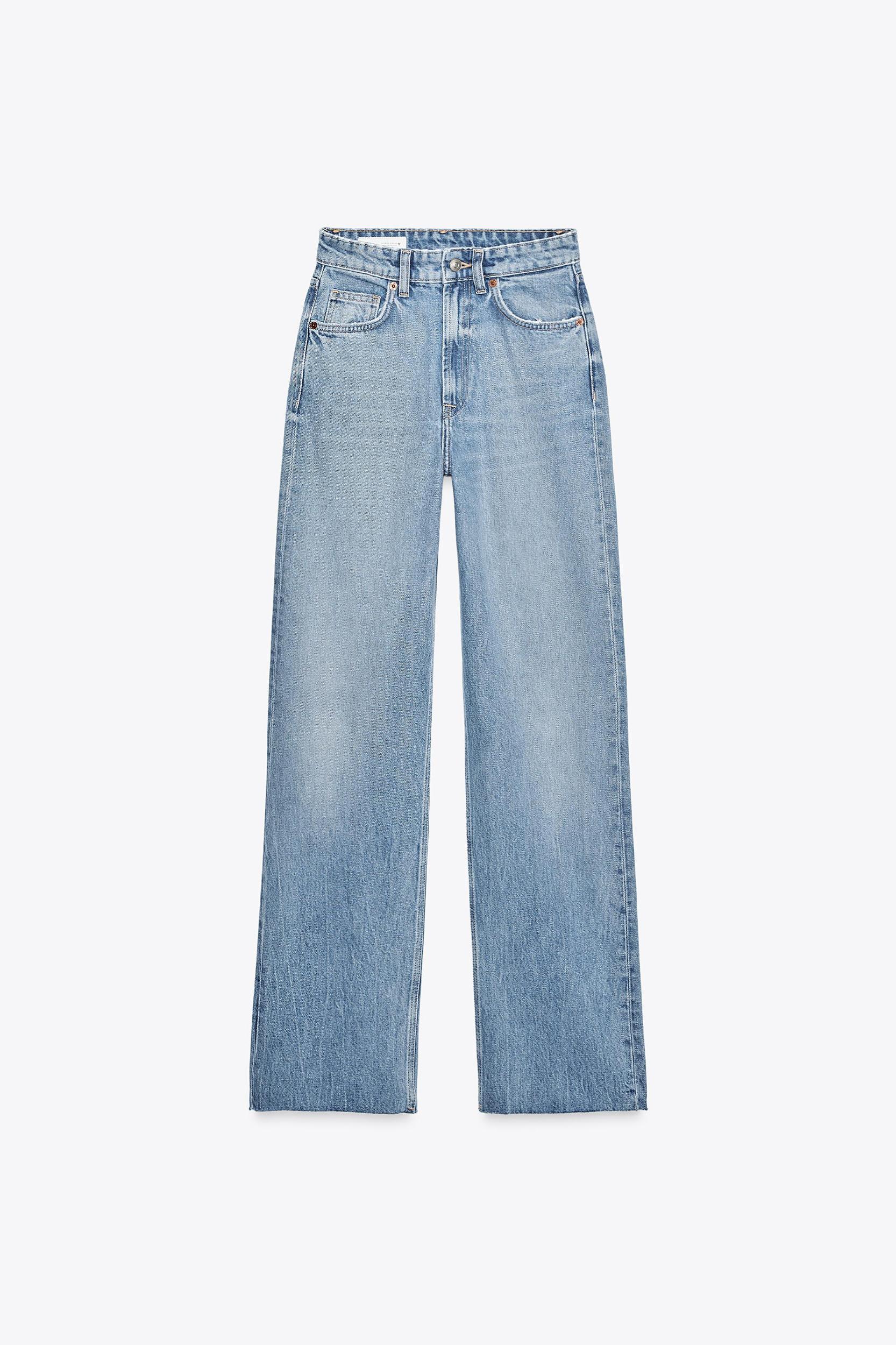 TRF HIGH RISE WIDE LEG JEANS Product Image
