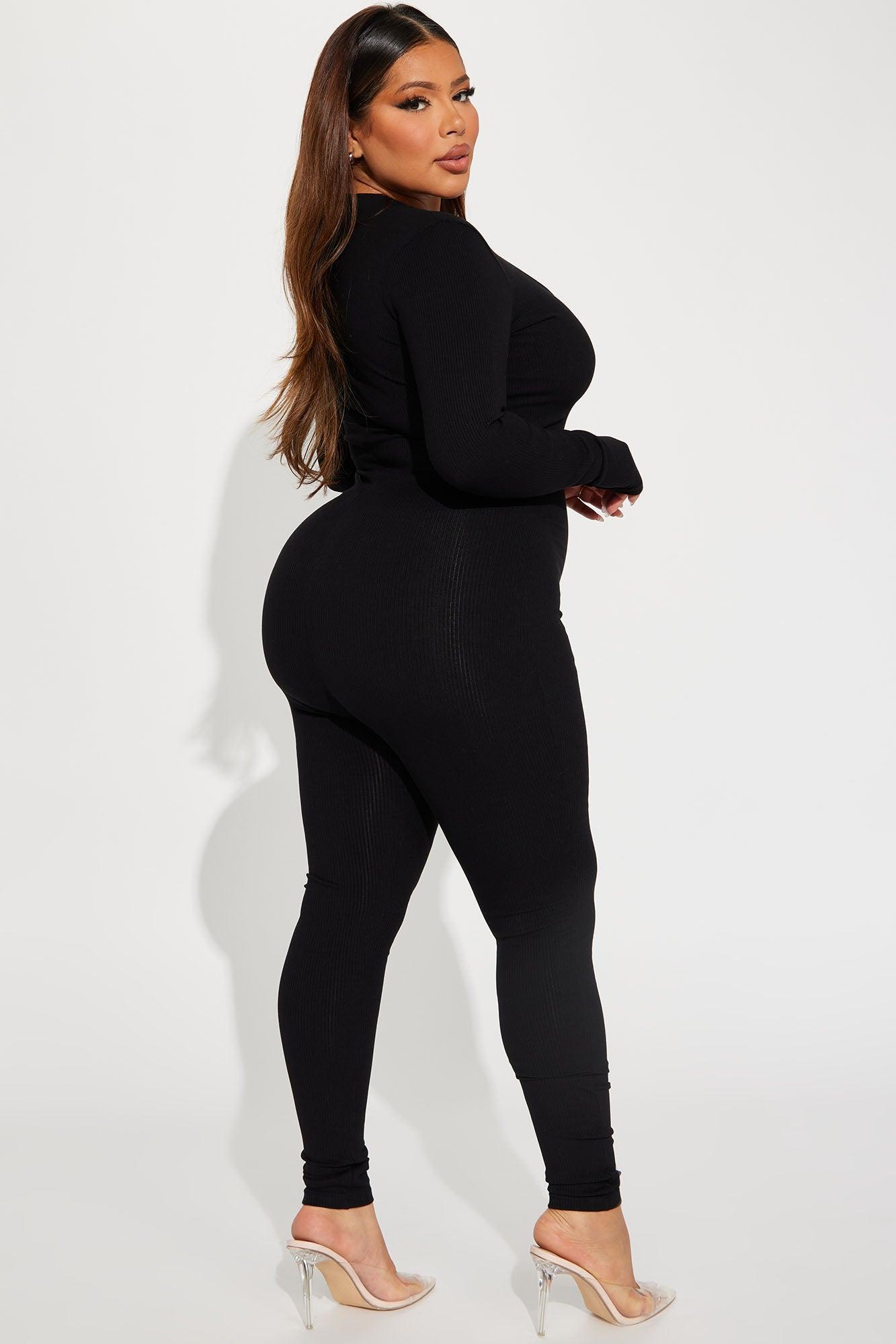 Raven Snatched Jumpsuit - Black Product Image