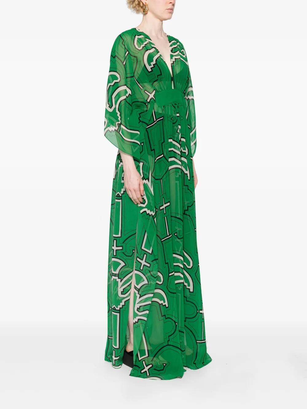 Secret Garden georgette maxi dress Product Image