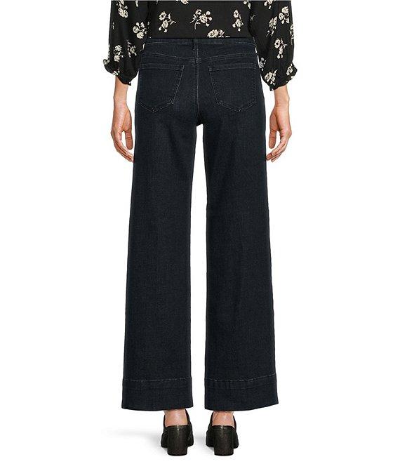NYDJ Teresa Wide Leg Deep Hemline Lift Tuck® Ankle Jeans Product Image