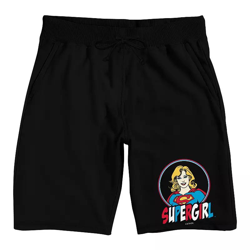 Men's Supergirl Animated Pajama Shorts,  Product Image
