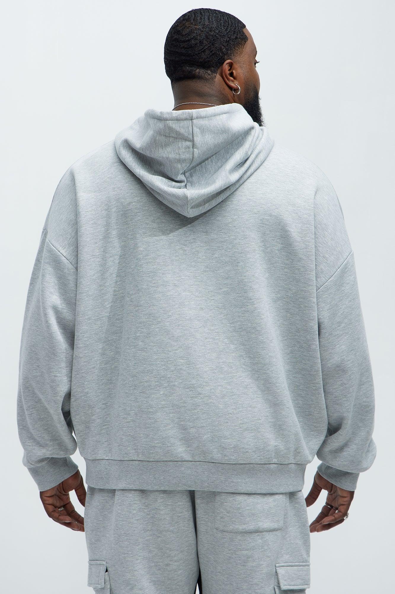 Tyson Flight Oversized Hoodie - Grey/combo Product Image