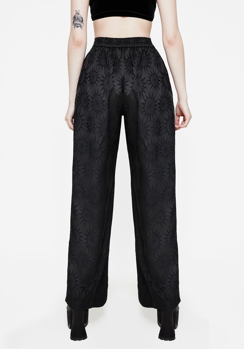 Semine Celestial Printed Wide Leg Trousers Product Image