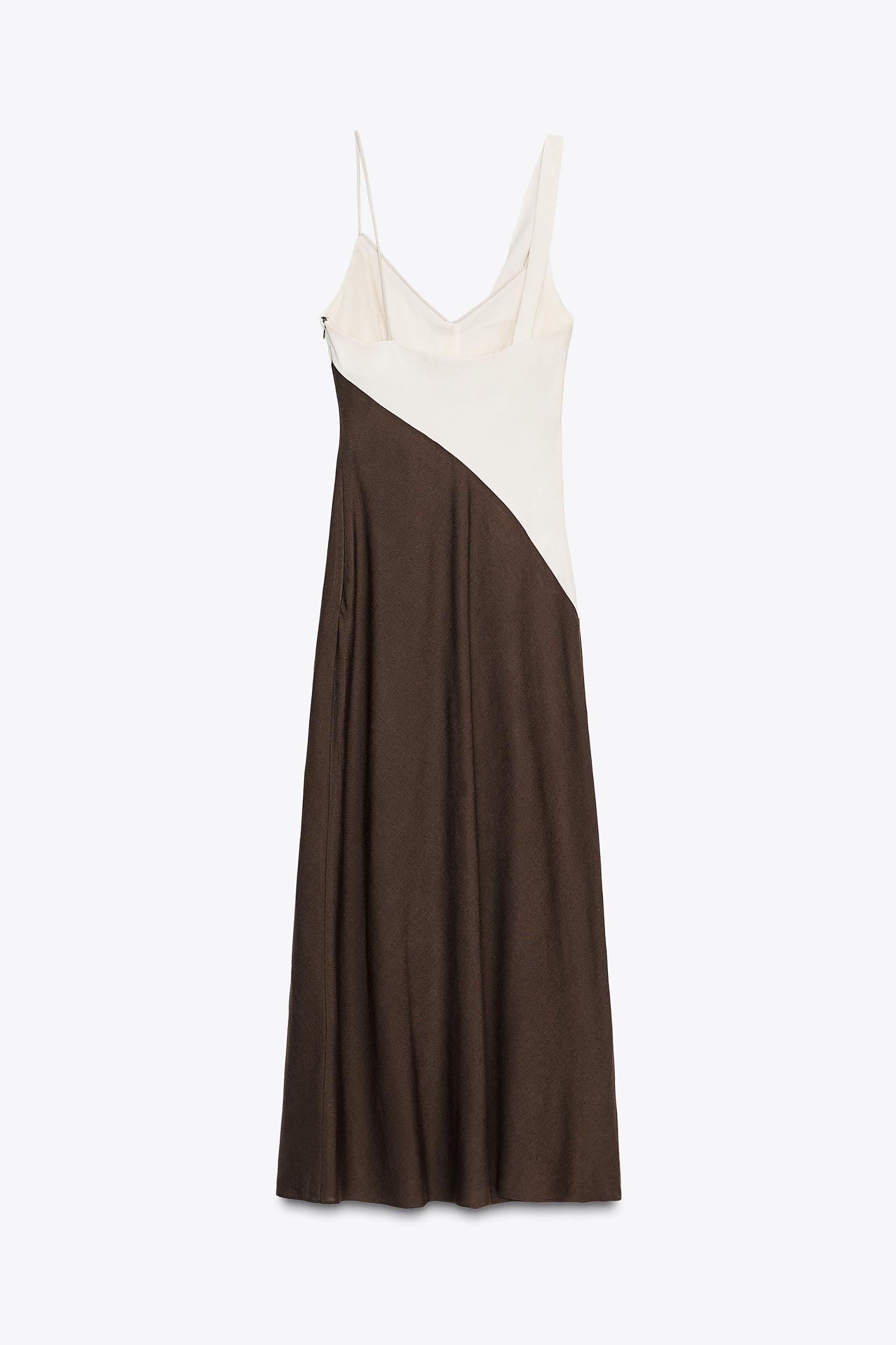 COMBINATION MIDI DRESS Product Image