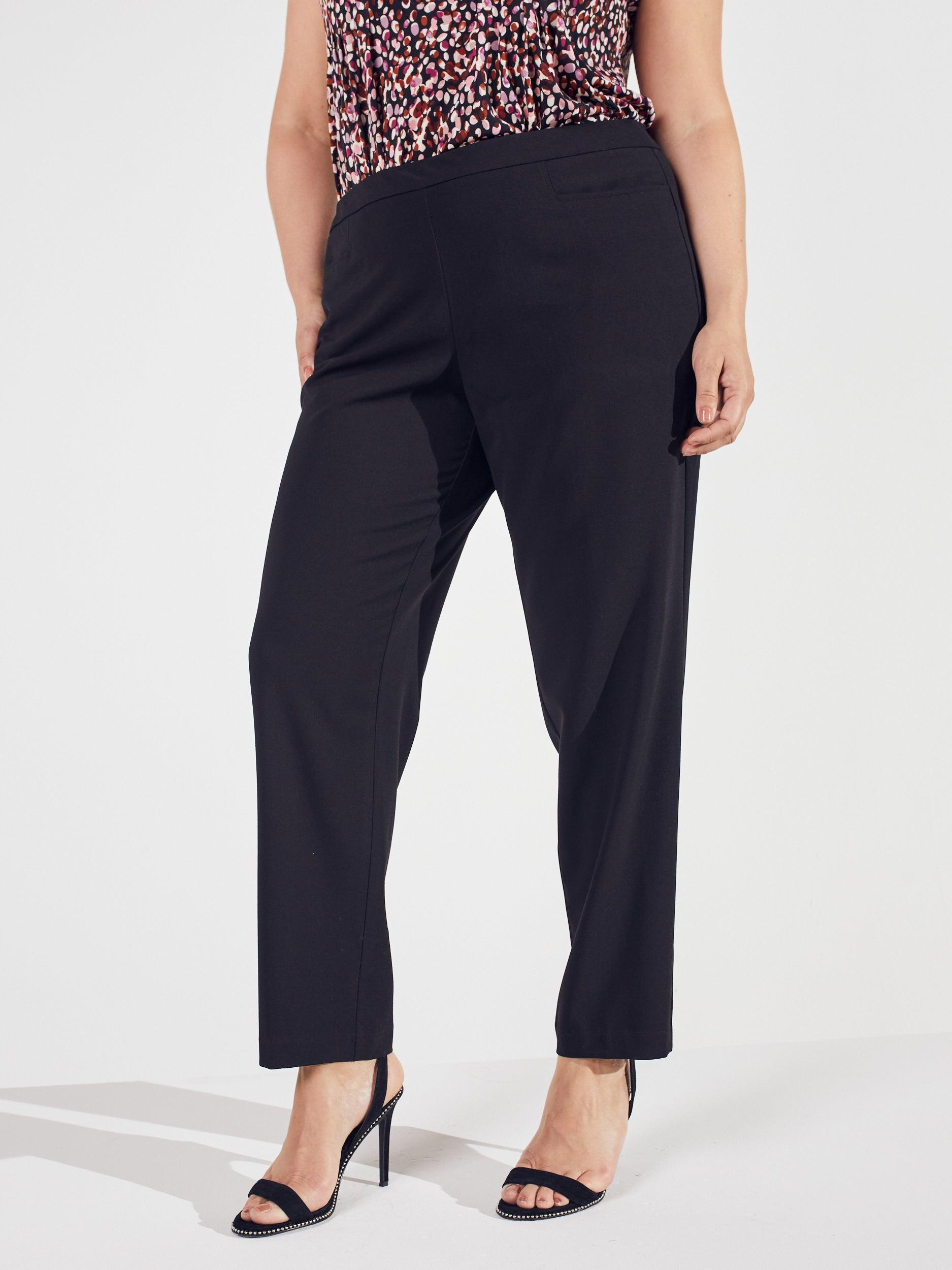 Roz & Ali™ Pull On Tummy Control Pants With L Pockets, Tall Length Plus Product Image