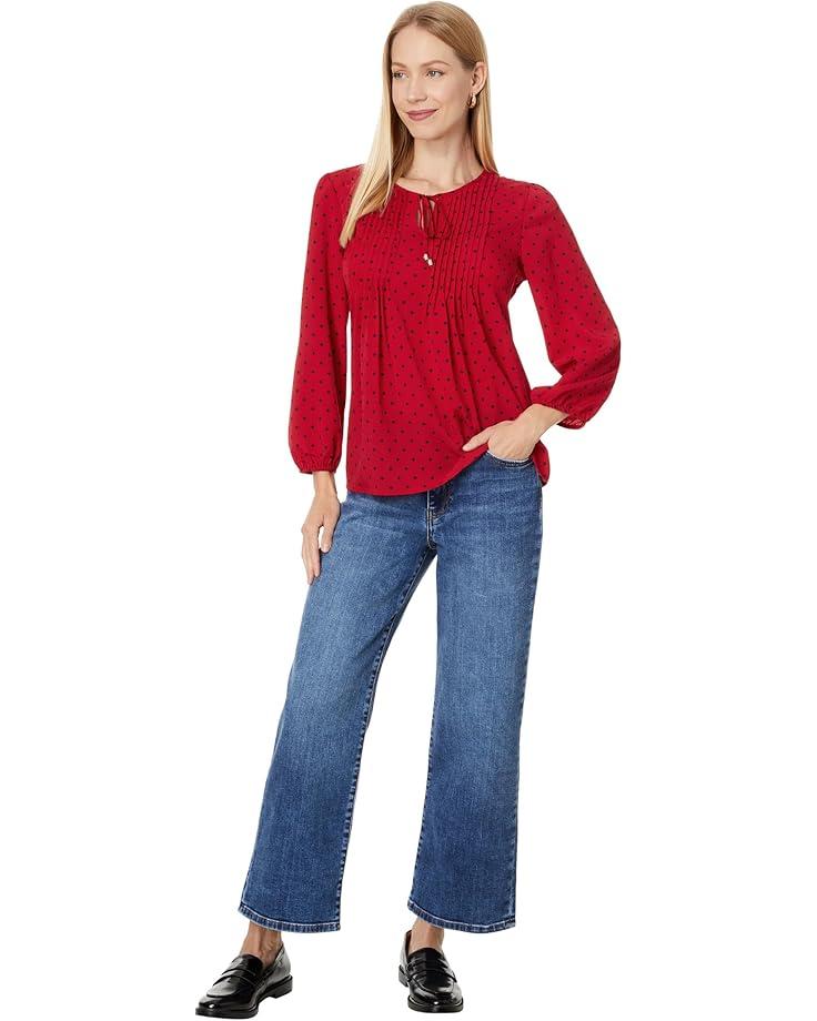 Short Puff Sleeved Popover Top Product Image