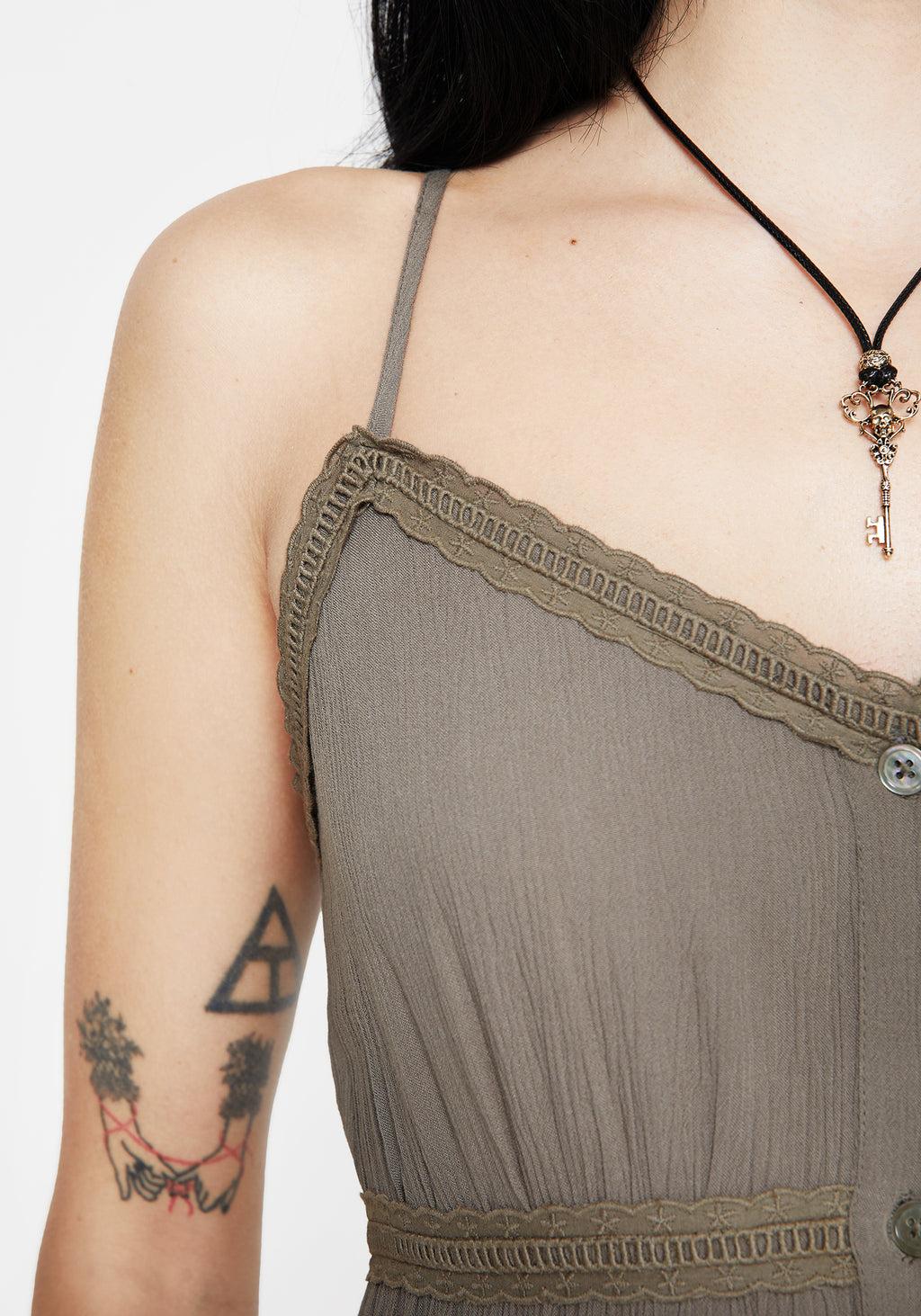 Sara Tiered Lace Maxi Cami Dress Product Image