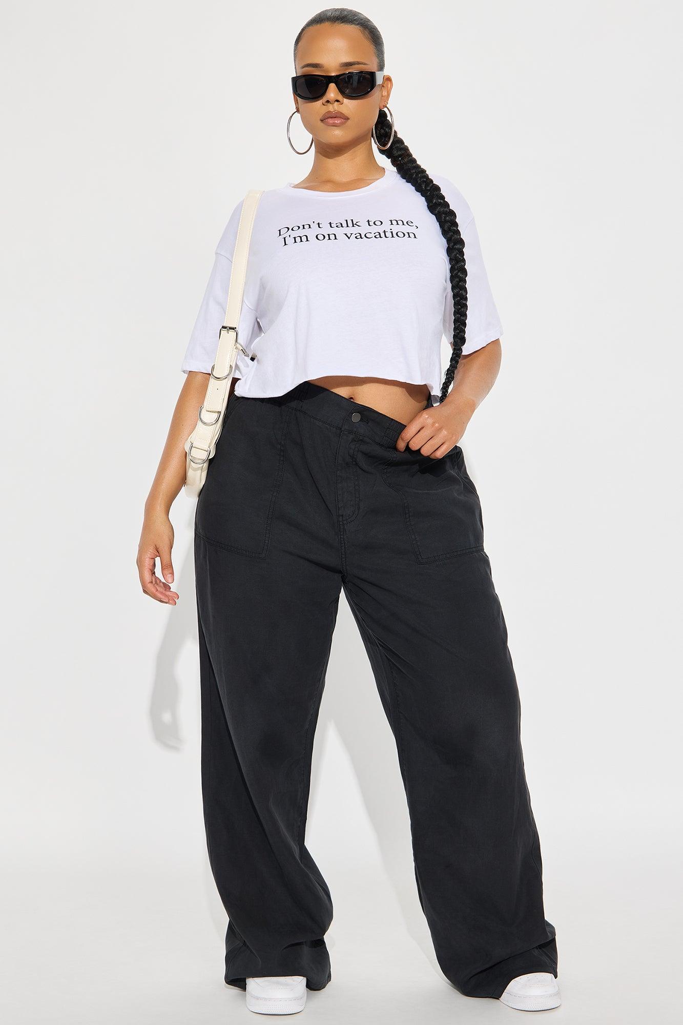 Daphne Cuffed Pant - Black Female Product Image