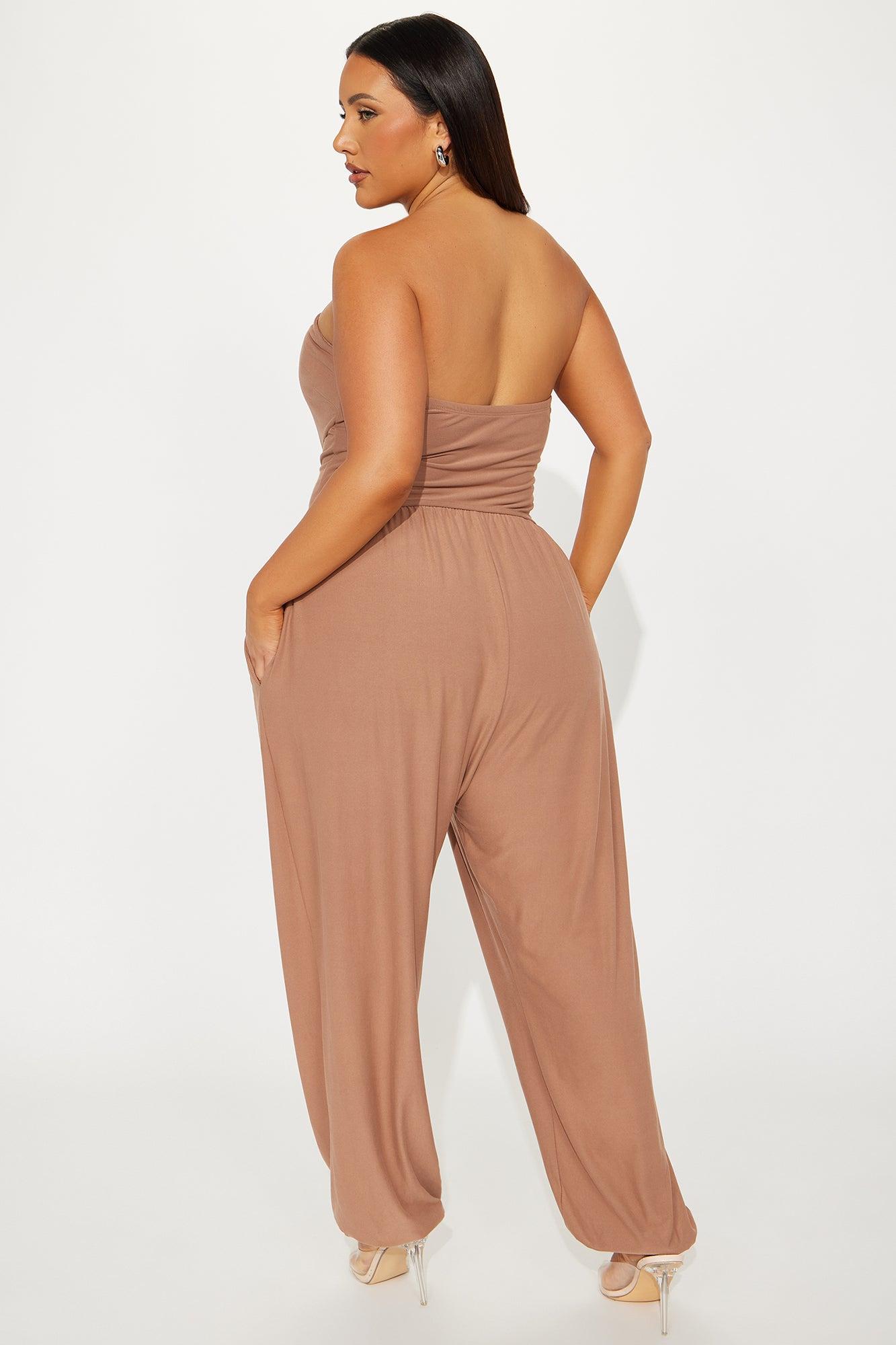 Jasmine Jumpsuit - Mocha Product Image