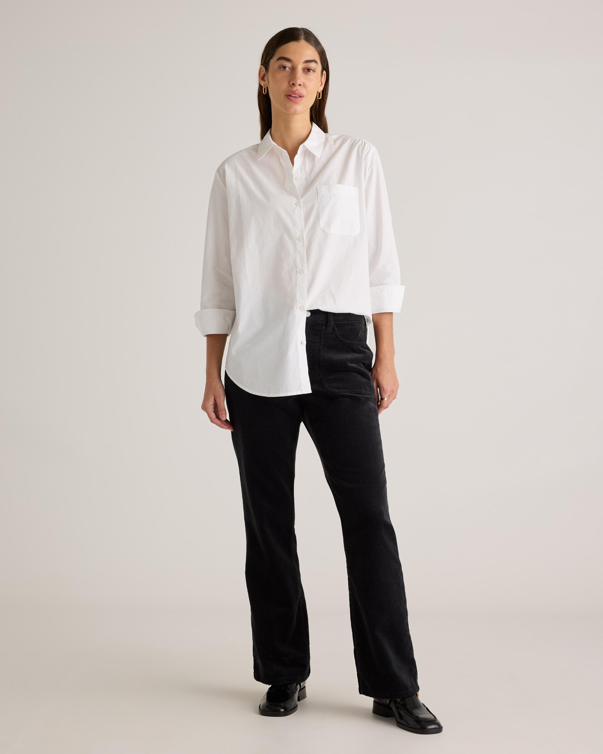 Quince | Women's Organic Stretch Corduroy Flare Pants Organic Cotton Product Image