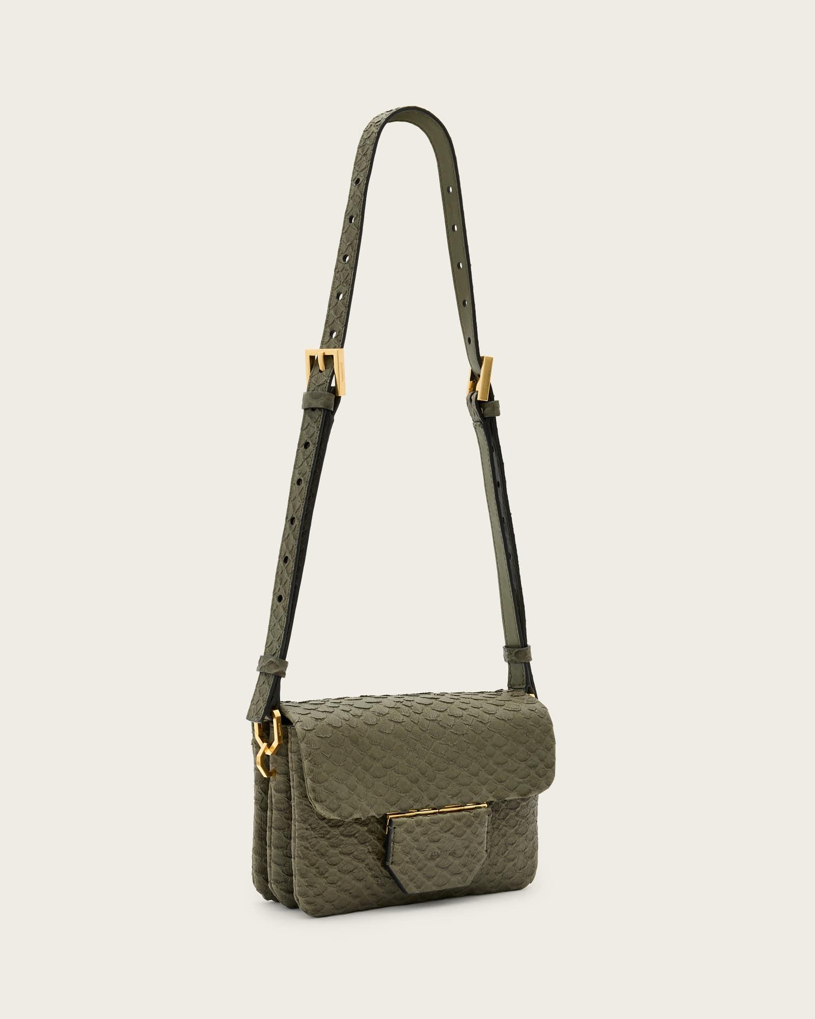 Jupiter Snake Effect Leather Crossbody Bag Product Image