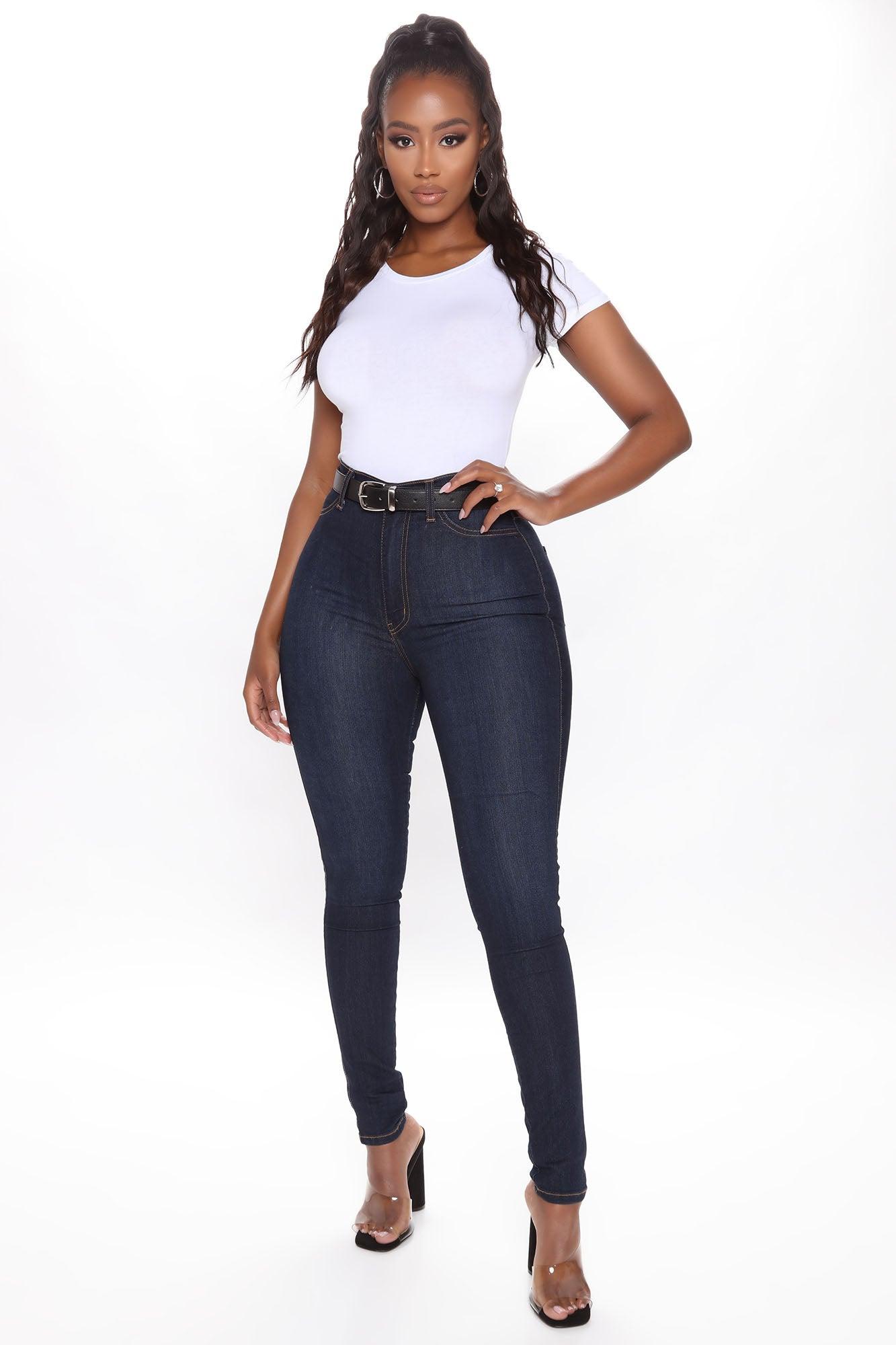 Leanne Crew Neck Bodysuit - White Product Image