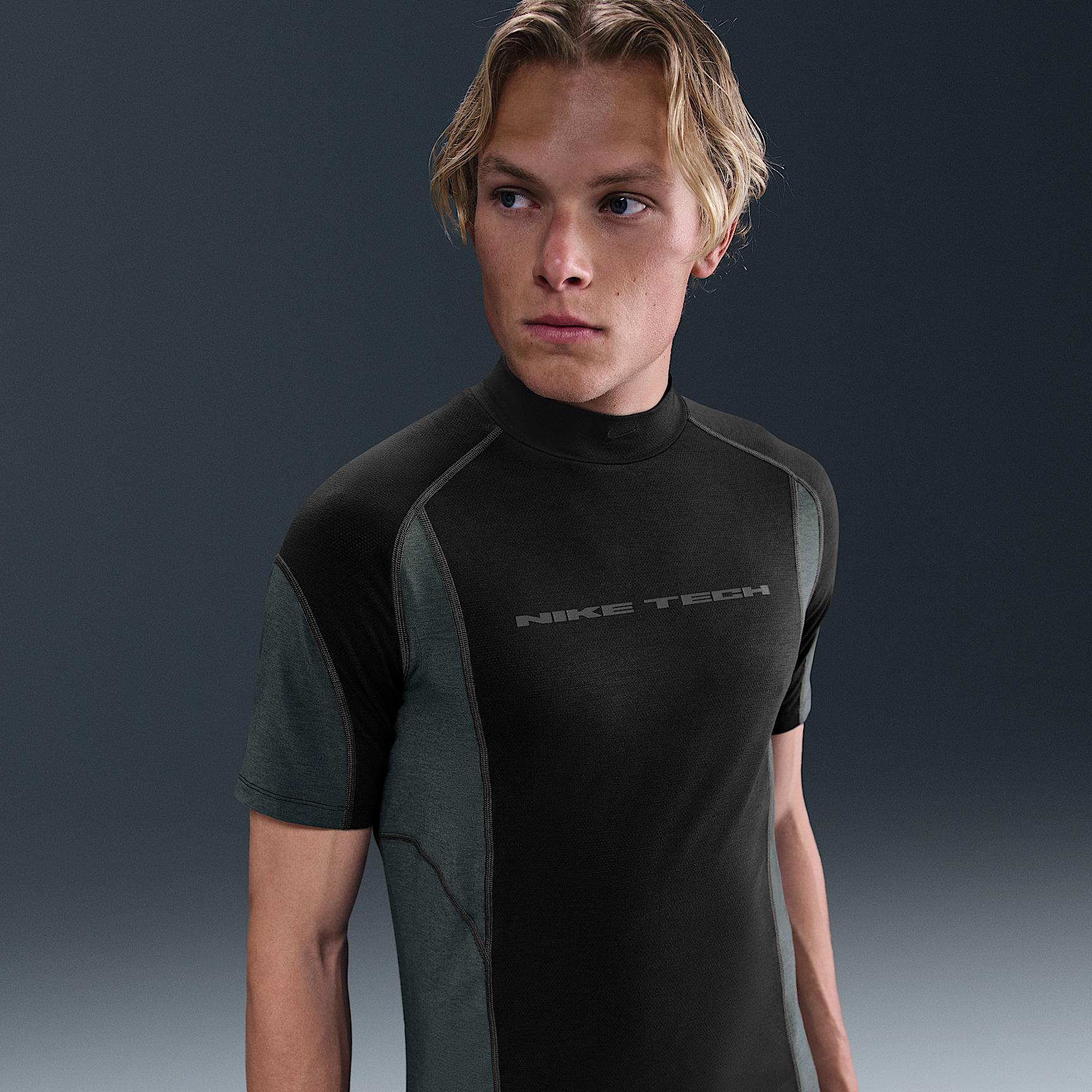 Nike Mens Tech Dri-FIT Short-Sleeve Base Layer | IB1522-010 Product Image