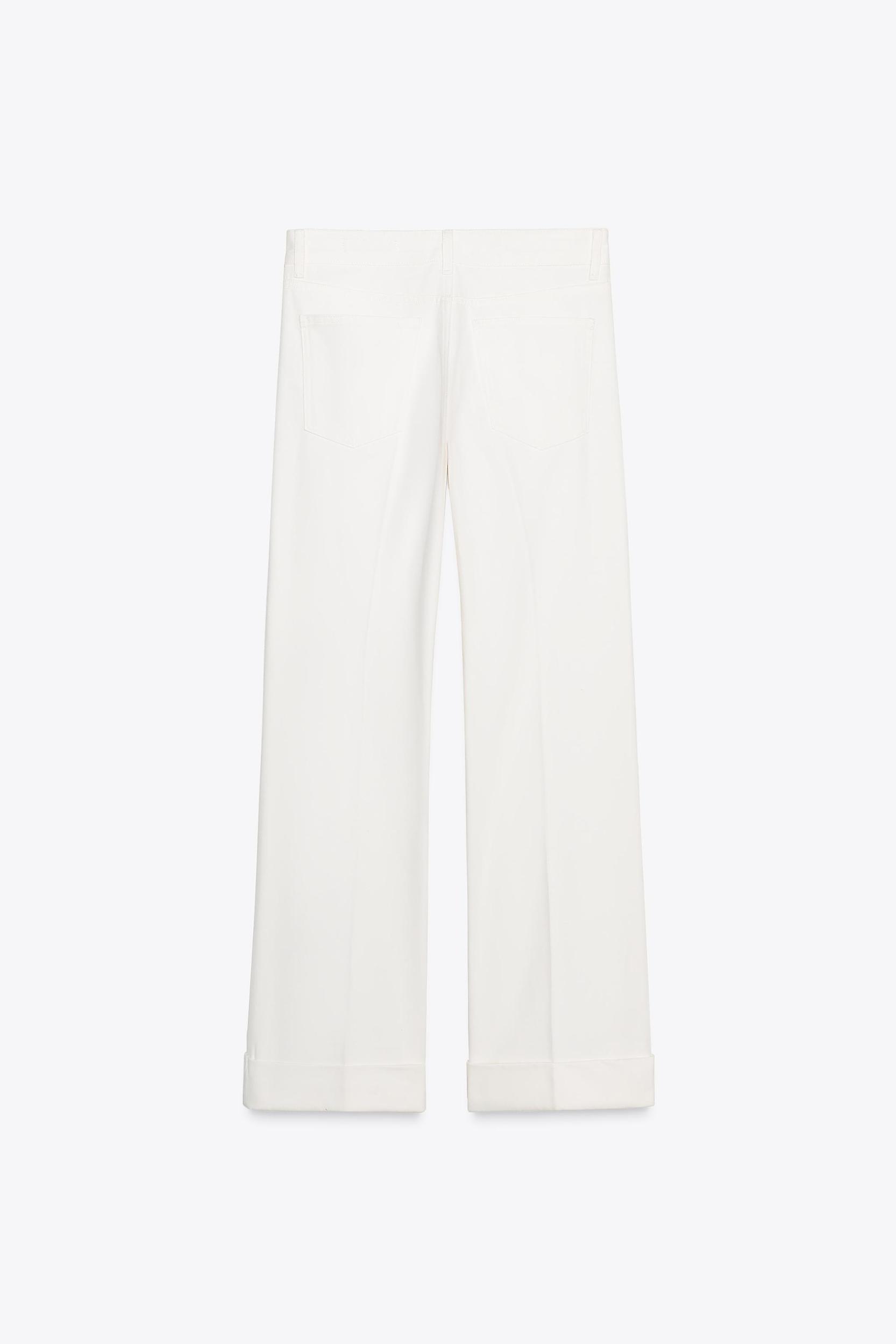 ZW COLLECTION LOW-RISE FLARE JEANS Product Image