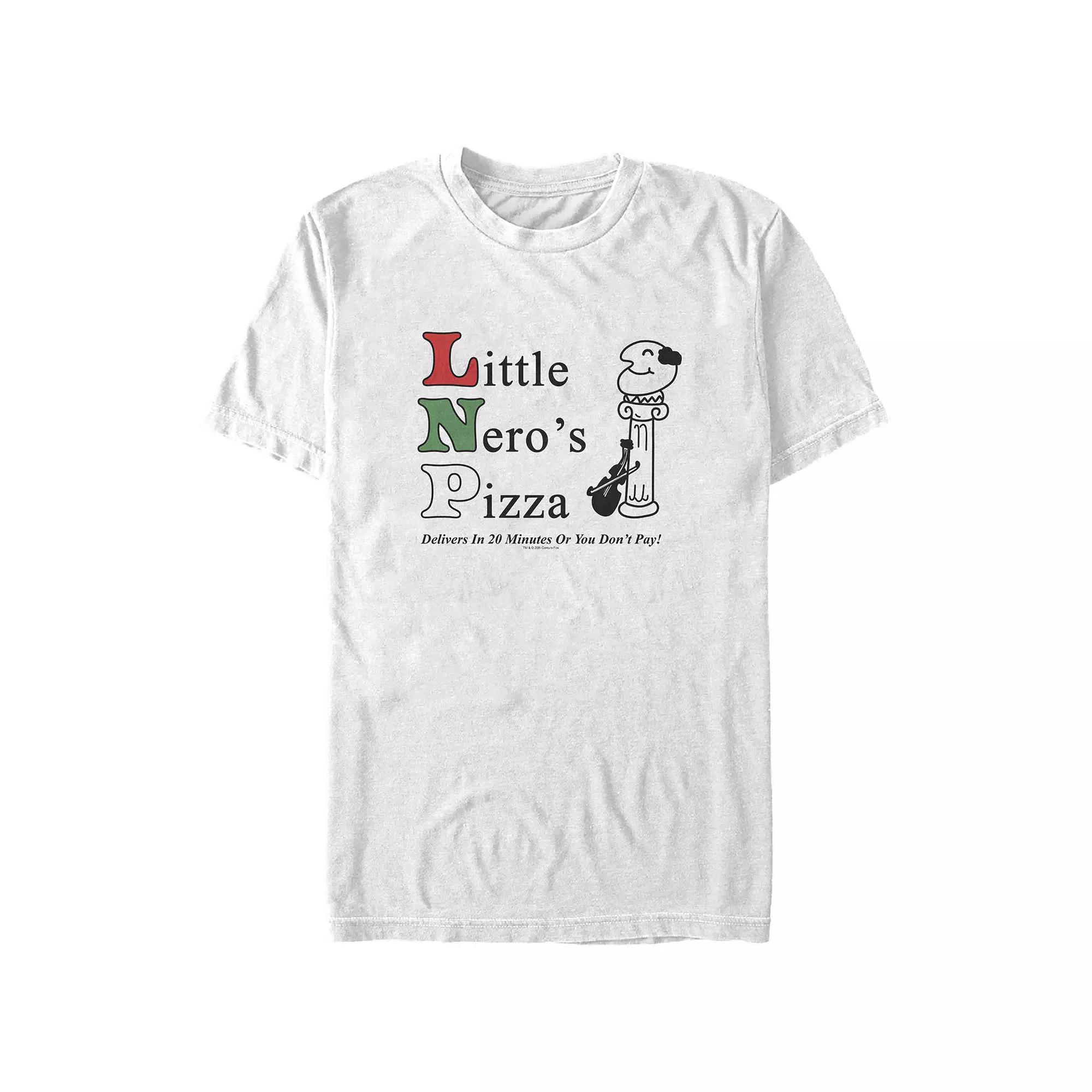 Big & Tall Home Alone Little Nero's Pizza Graphic Tee, Men's,  Product Image