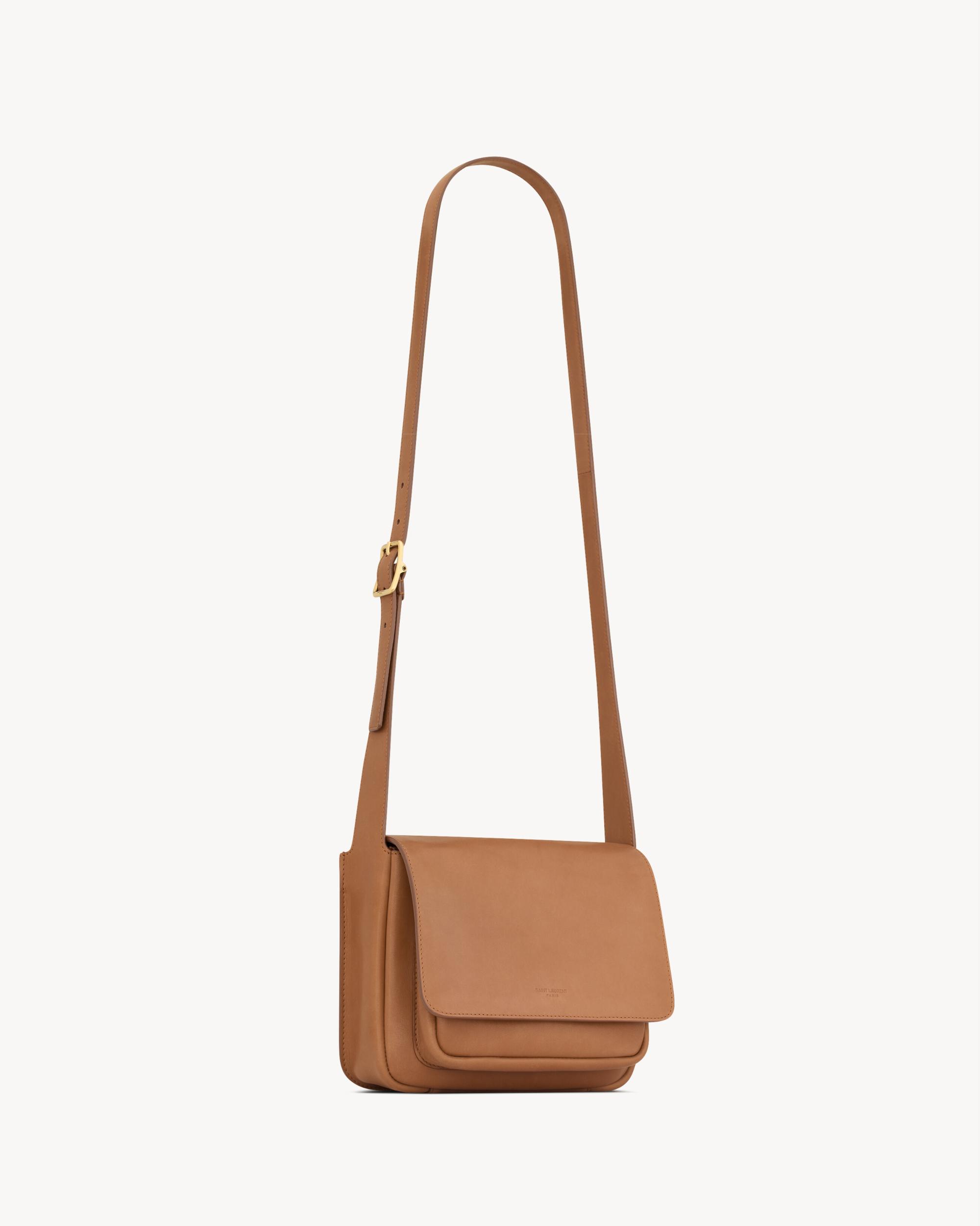 SAINT LAURENT small satchel in leather Product Image